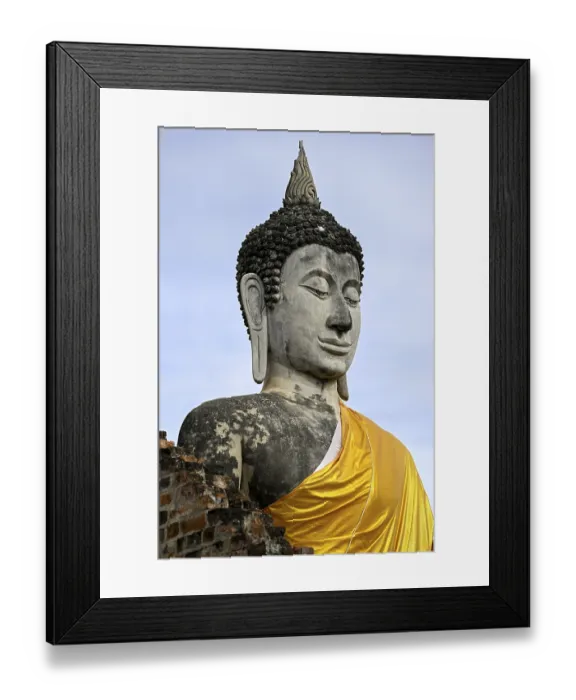 Framed Print : Buddha statue in Wat Yai Chai Mongkhon Framed Print : Buddha statue in Wat Yai Chai Mongkhon