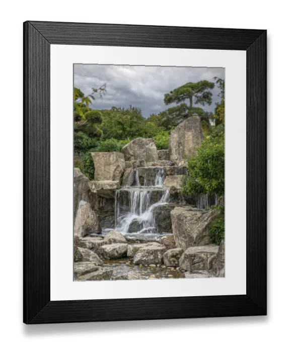 Framed Print : Landscape, park, trees, shrubs