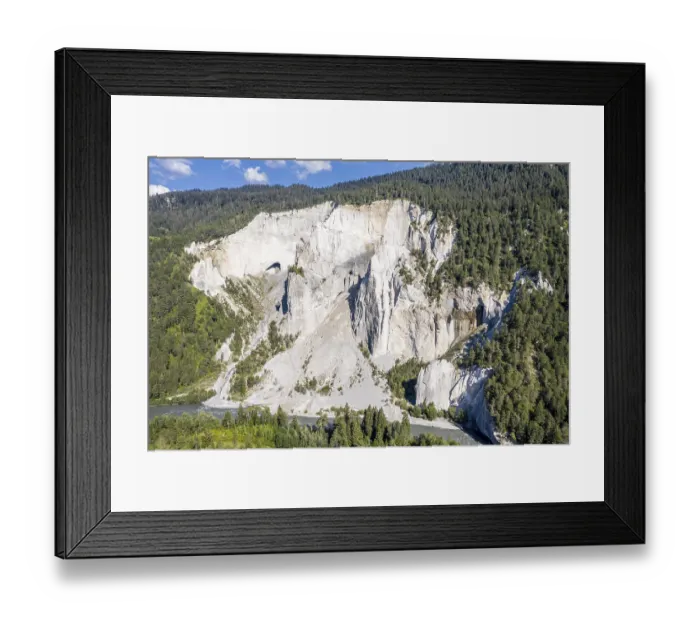 Framed Print : Ruinaulta, River gorge of the River Rhine Framed Print : Ruinaulta, River gorge of the River Rhine