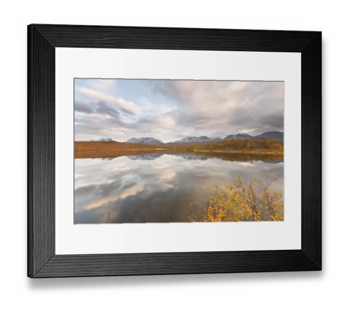 Framed Print : Abisko National Park in autumn
