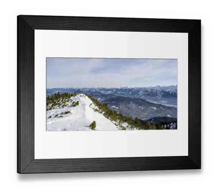 Framed Print : Summit of the Simetsberg, mountain panorama Framed Print : Summit of the Simetsberg, mountain panorama
