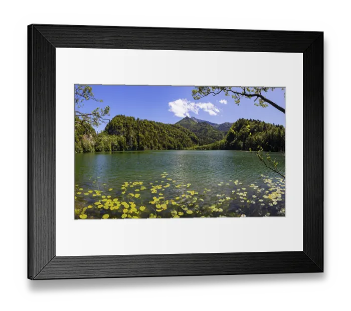 Framed Print : Krotensee with Schafberg, Sankt Gilgen Framed Print : Krotensee with Schafberg, Sankt Gilgen