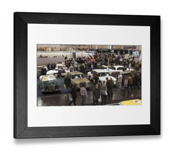 Framed Print : Mercedes Benz classic cars are on display at Techno Classica Framed Print : Mercedes Benz classic cars are on display at Techno Classica