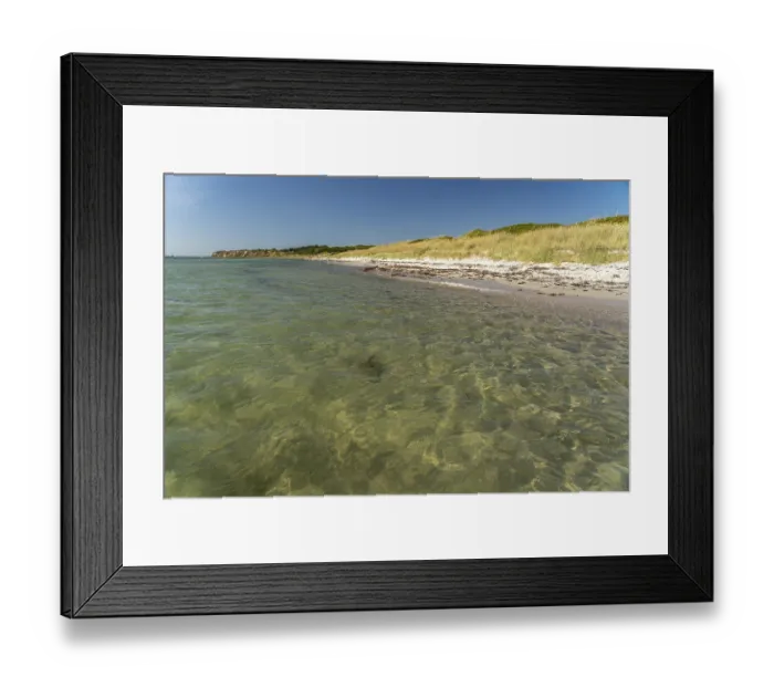Framed Print : On the beach at Ristinge, Langeland Island Framed Print : On the beach at Ristinge, Langeland Island