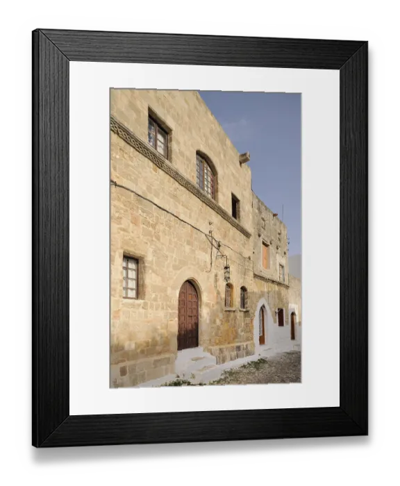 Framed Print : Medieval house in the historic town centre