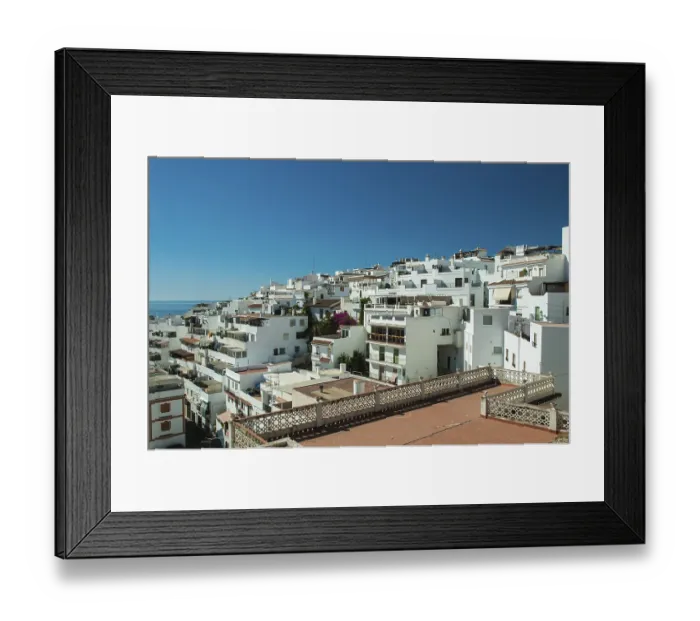 Framed Print : View of Salobrena, Andalusia, Spain, Europe
