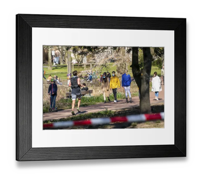 Framed Print : The city garden in the city centre of Essen Framed Print : The city garden in the city centre of Essen