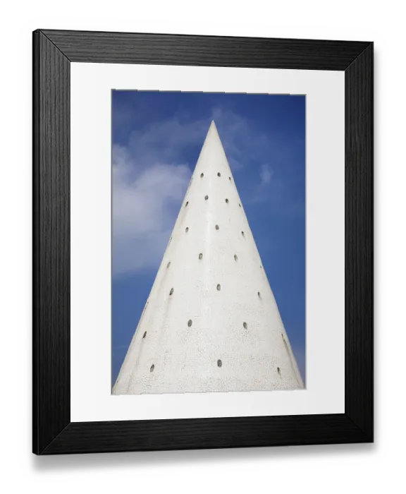 Framed Print : Cone, Ciudad de las Artes y las Ciencias City of Arts and Sciences