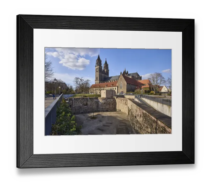 Framed Print : Magdeburg Cathedral, Gothic architecture Framed Print : Magdeburg Cathedral, Gothic architecture