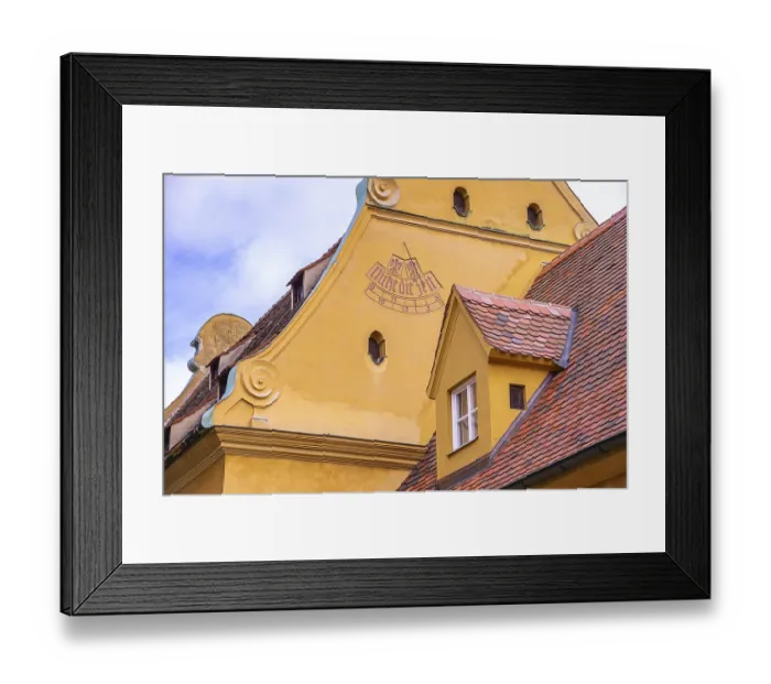 Framed Print : Fuggerei, Augsburg, Bavaria, Germany