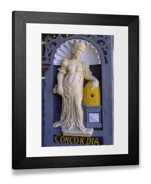 Framed Print : Symbolic figure Concordia, Eintracht