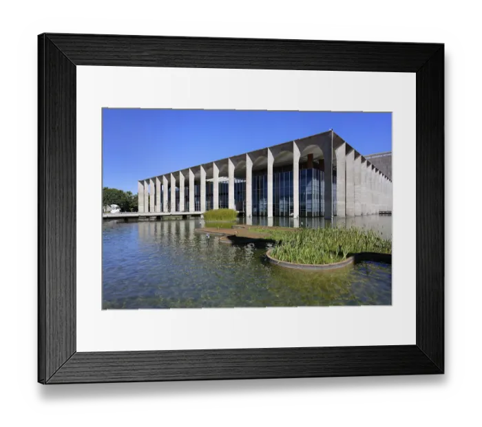 Framed Print : Foreign Ministry building, Itamaraty Palace or Palace of the Arches