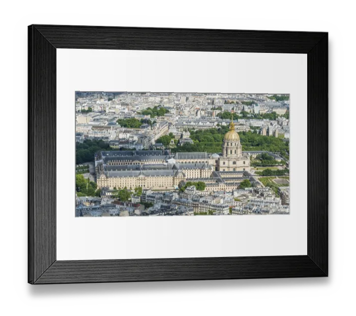 Framed Print : Les Invalides, view from Eiffel Tower Framed Print : Les Invalides, view from Eiffel Tower