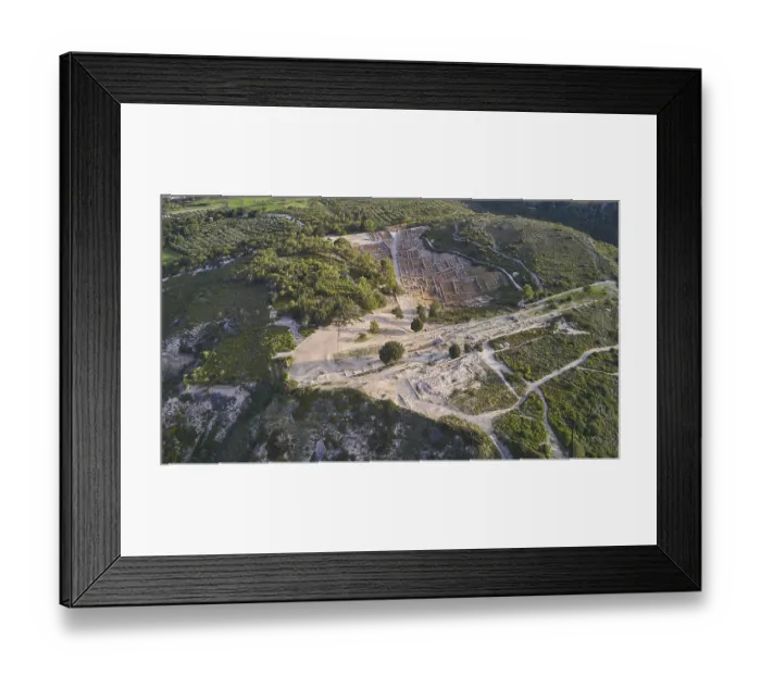 Framed Print : Drone shot, first morning light Framed Print : Drone shot, first morning light