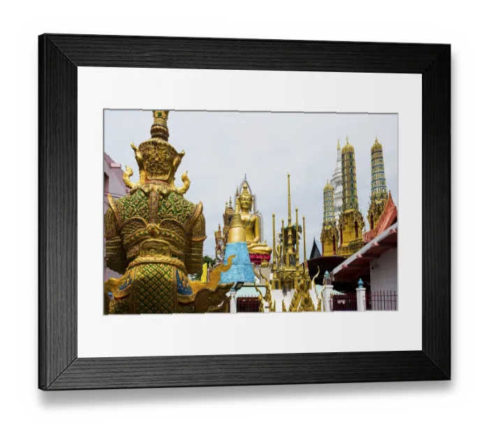 Framed Print : Wat Khun Chan, Thonburi, Bangkok, Thailand, Asia