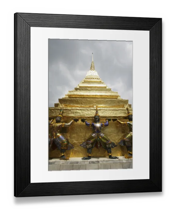 Framed Print : THA Thailand Bangkok Wat Phra Kaeo Temple. | Framed Print : THA Thailand Bangkok Wat Phra Kaeo Temple. |