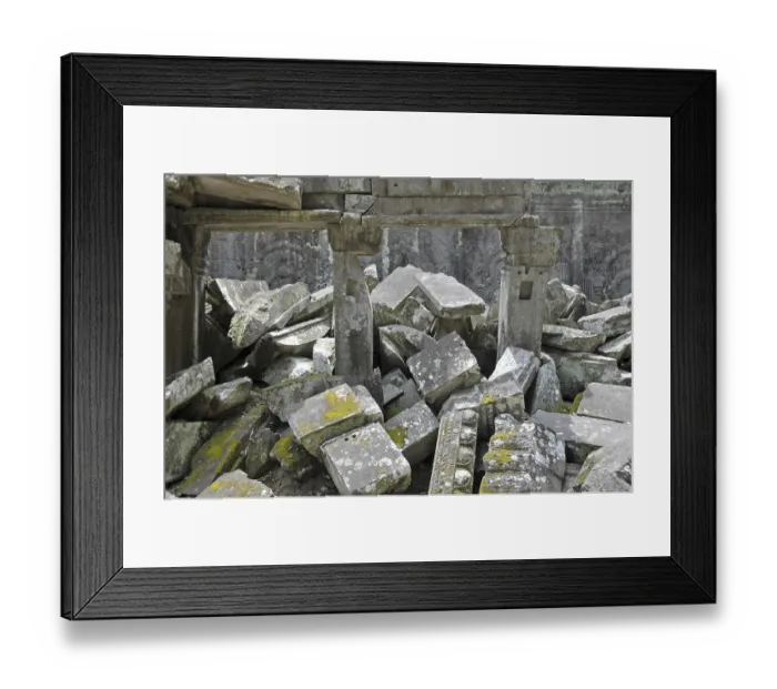 Framed Print : The ruins of the temple complex of Ta Prohm Framed Print : The ruins of the temple complex of Ta Prohm