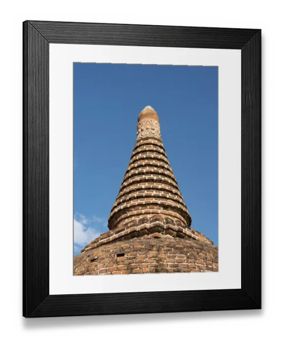 Framed Print : Top of stupa, Bagan, Myanmar, Asia Framed Print : Top of stupa, Bagan, Myanmar, Asia