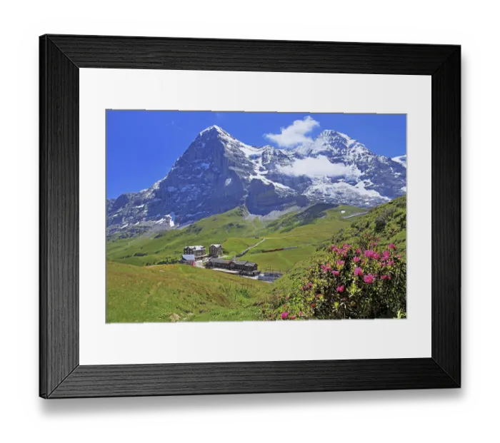 Framed Print : Kleine Scheidegg off the Eiger and Moench