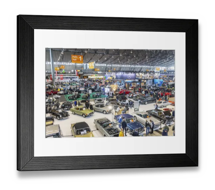 Framed Print : Retro Classics car show opens in Stuttgart