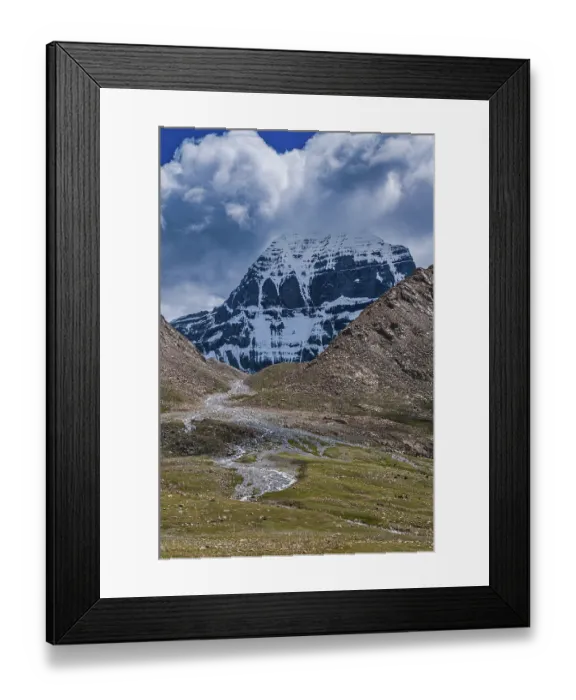 Framed Print : Mount Kailash along the Kailash Kora