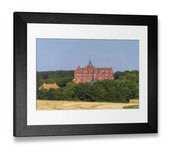 Framed Print : Tranekaer Castle, Langeland Island Framed Print : Tranekaer Castle, Langeland Island