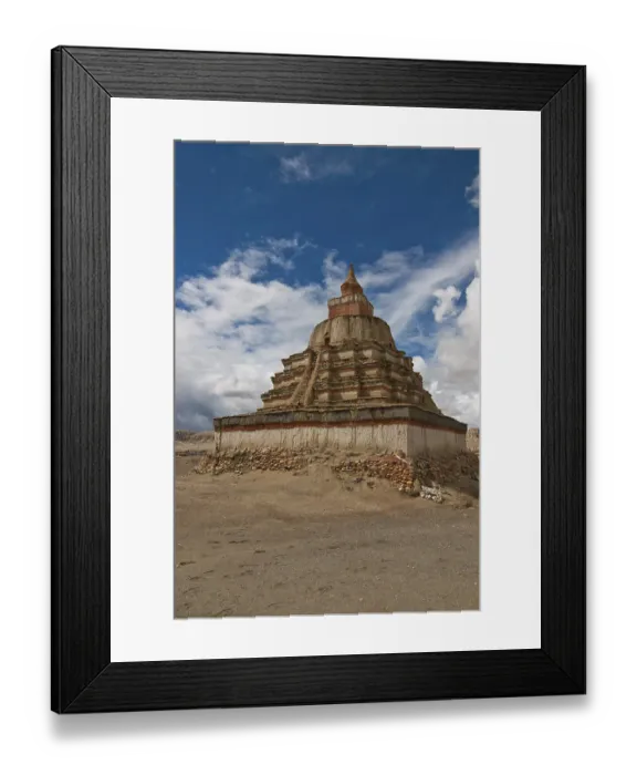 Framed Print : Stupa in the region of the ancient kingdom of Guge Framed Print : Stupa in the region of the ancient kingdom of Guge