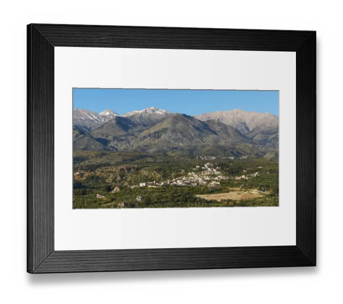 Framed Print : Spring in Crete, Paidochori village