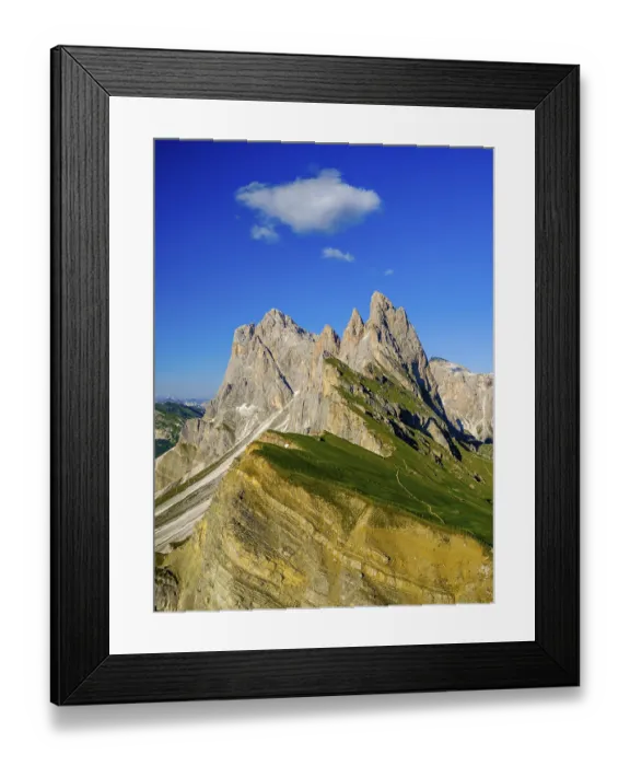 Framed Print : Fermeda Towers, Odle Mountains Framed Print : Fermeda Towers, Odle Mountains