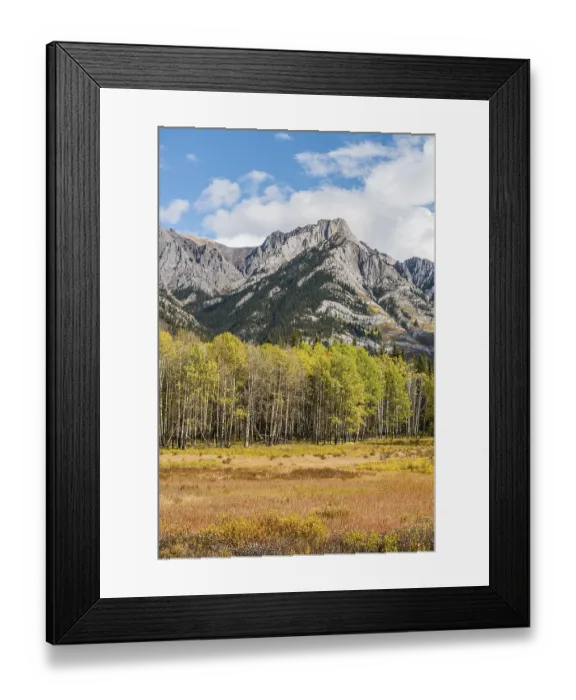 Framed Print : Fall Mountain Landscape, Cockscomb Mountain