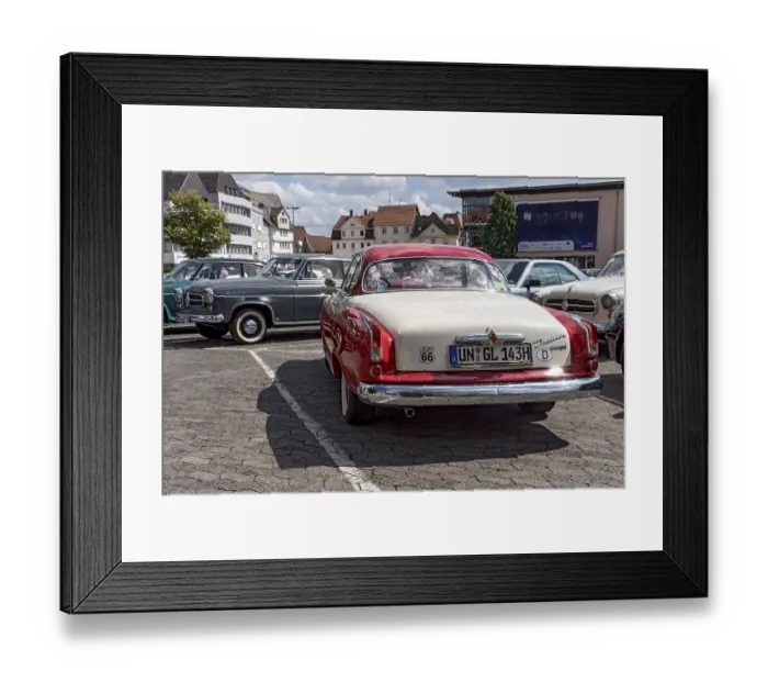 Framed Print : Vintage Borgward Isabella Coupe Framed Print : Vintage Borgward Isabella Coupe