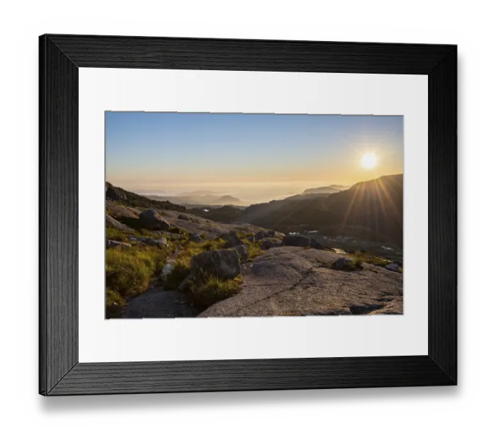 Framed Print : View of the coast towards Stavanger Framed Print : View of the coast towards Stavanger
