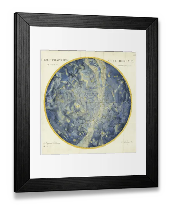 Framed Print : Zodiac sign, northern hemisphere