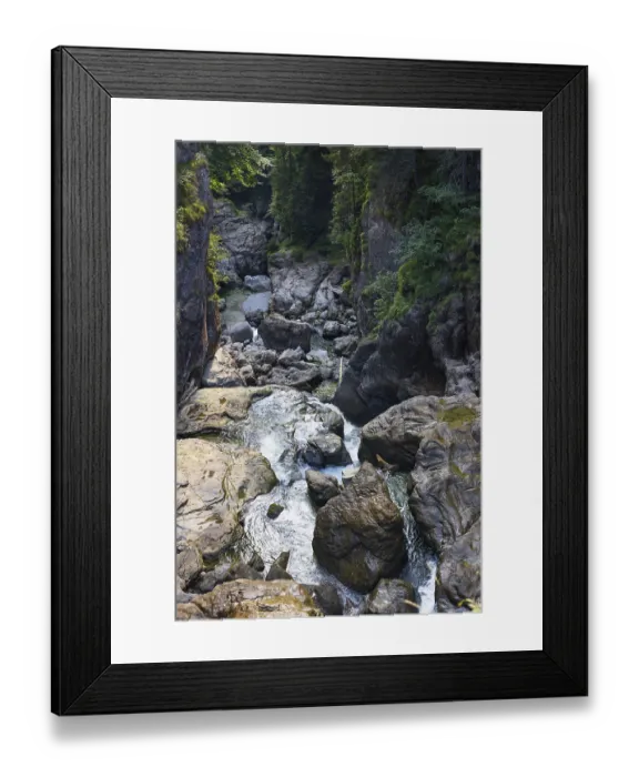 Framed Print : Aubachfall near Voglau, Lammertal