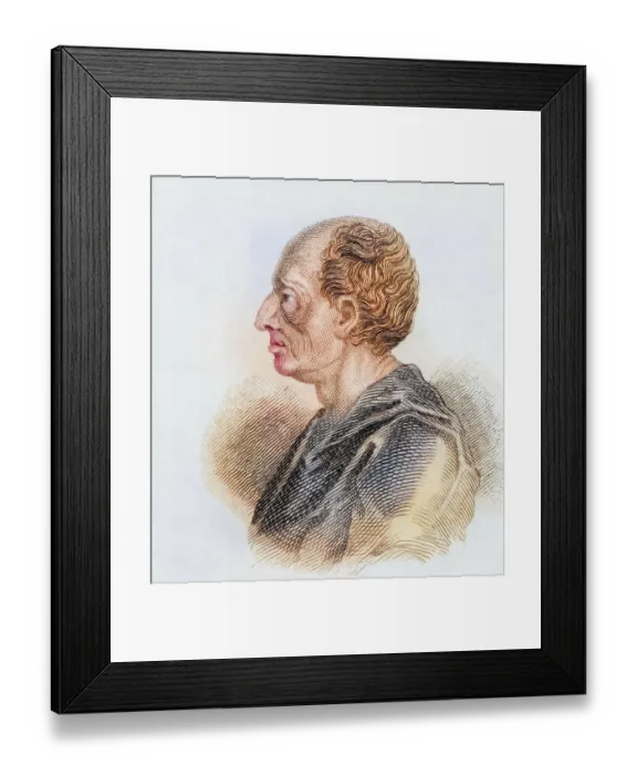 Framed Print : Bernard le Bovier de Fontenelle