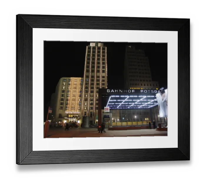 Framed Print : The Ritz Carlton Hotel at the Potsdam square
