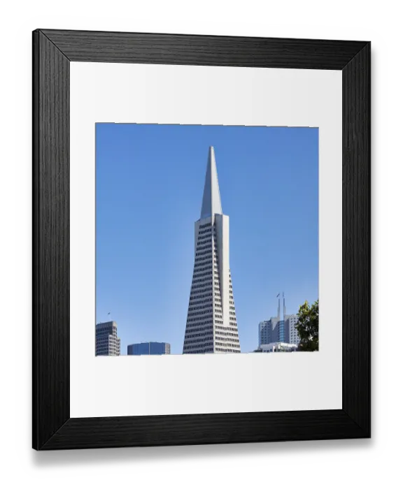 Framed Print : Transamerica Pyramid, architect William Pereira