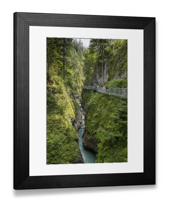 Framed Print : Leutaschklamm, Mittenwald, Werdenfelser Land