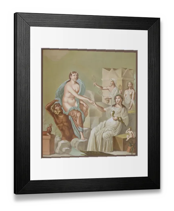Framed Print : Io, in Greek mythology the daughter of the river god Inachos and Ecypte
