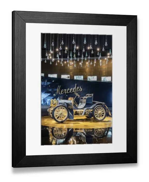 Framed Print : Mercedes-Simplex 40 hp (1902), Mercedes Museum