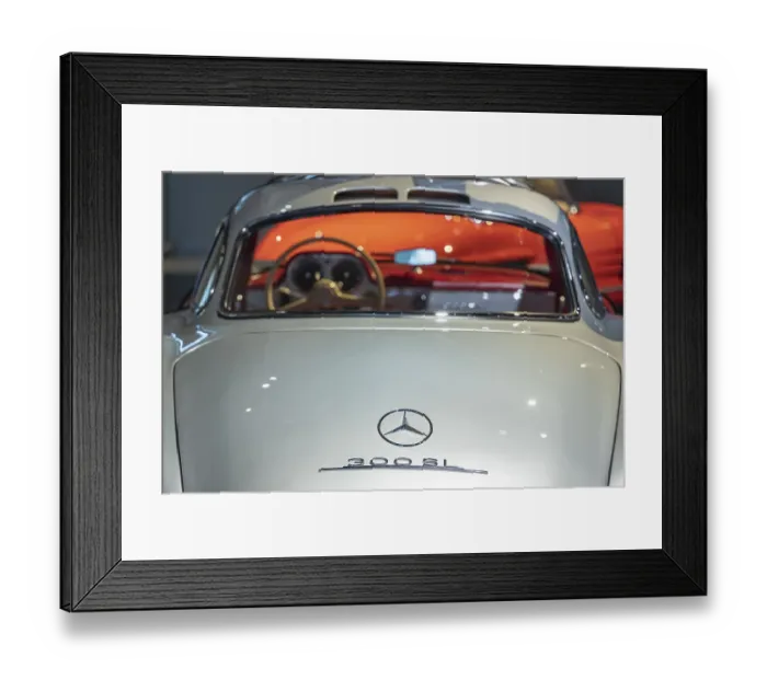 Framed Print : Mercedes-Benz 300 SL Coupe (1955) Gullwing