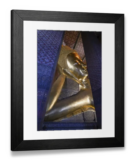 Framed Print : Reclining Buddha in Wat Pho, Temple of the Reclining Buddha