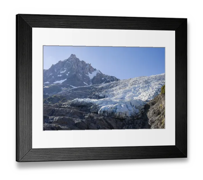 Framed Print : Glacier tongue, Glacier des Bossons