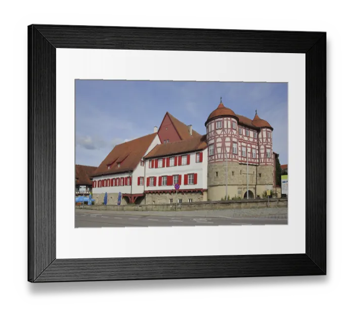 Framed Print : Old Renaissance castle built 1480 Framed Print : Old Renaissance castle built 1480