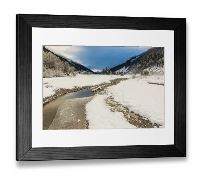 Framed Print : Rissbach creek in the Eng valley Framed Print : Rissbach creek in the Eng valley