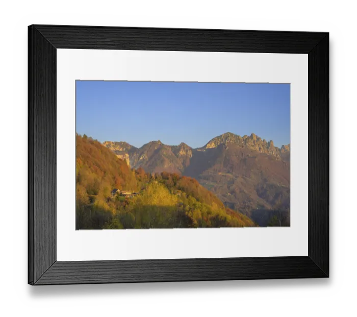 Framed Print : Sunrise Piccolo Dolomiti, Recoaro Terme