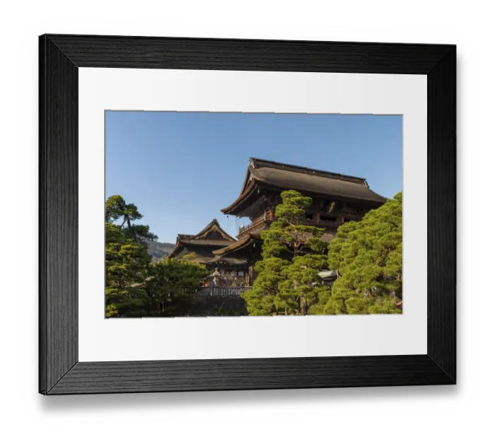 Framed Print : Buddhist ZenkO-ji Temple, Nagano, Japan, Asia