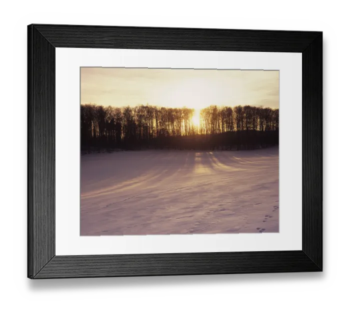 Framed Print : Winter sunset, near Merklingen Framed Print : Winter sunset, near Merklingen
