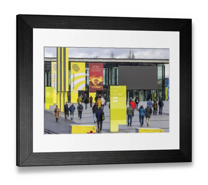 Framed Print : Retro Classics car show opens in Stuttgart Framed Print : Retro Classics car show opens in Stuttgart