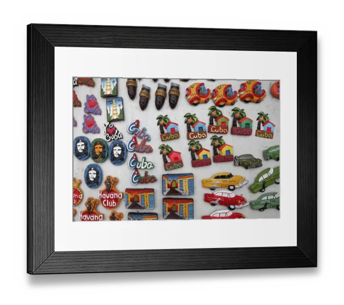 Framed Print : Souvenirs, magnetic stickers, magnetic Framed Print : Souvenirs, magnetic stickers, magnetic